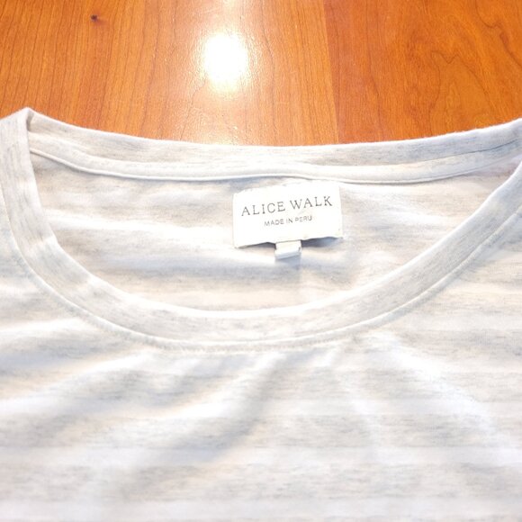 Alice Walk The Crew Tee Striped Tee - Picture 5 of 14